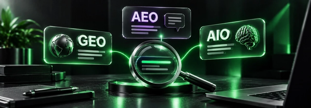 GEO + AEO + AIO – объясняем термины и как бизнесу разобраться в новом поиске