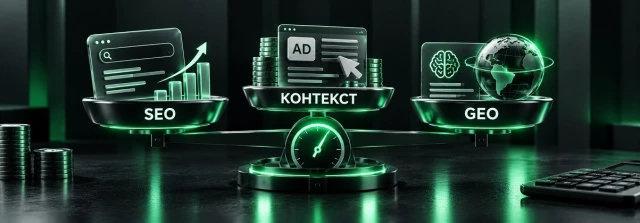 SEO, контекст или GEO: как распределить маркетинговый бюджет